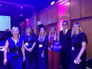 Alison Marshall, Alison Harvey, Ebony Colledge, Caroline Tweedie, Conor O'Neill and Trudie Davies at the Bright Ideas Health Awards