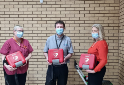 Donating defibulators to Gateshead Council