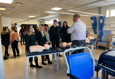 Kingmeadow students at Gateshead Health careers day