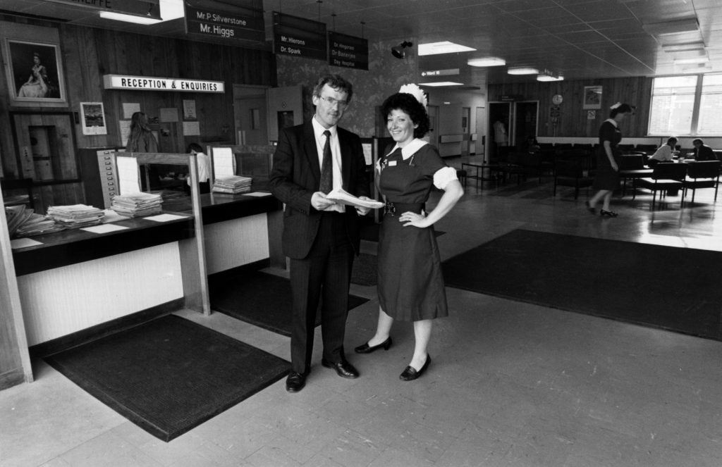 Archive photos of QE Hospital, Gateshead