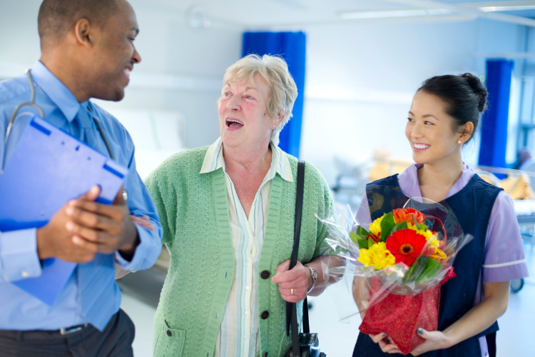 Visiting the QE Hospital in Gateshead