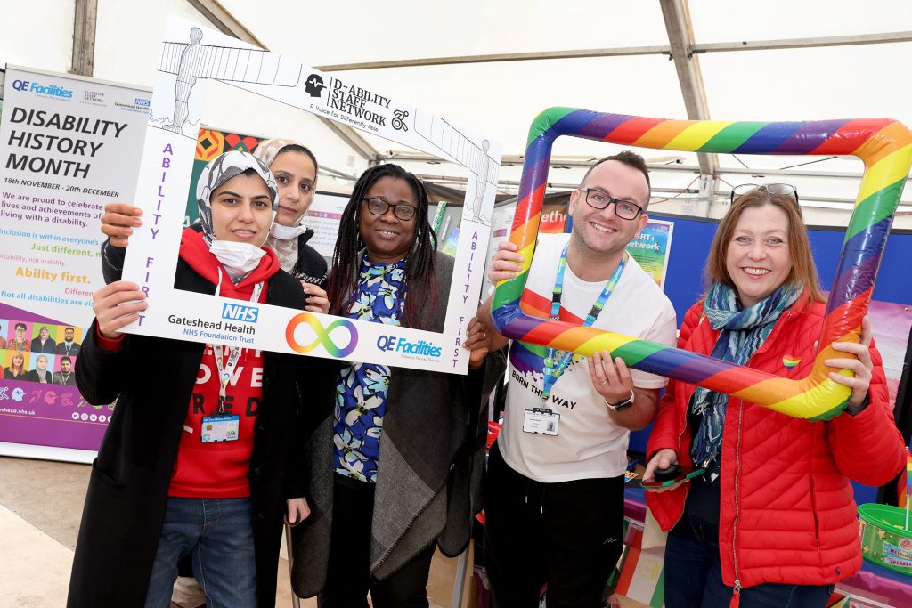 Staff Networks and Director of People and OD, Lisa Crichton-Jones and the Open Day