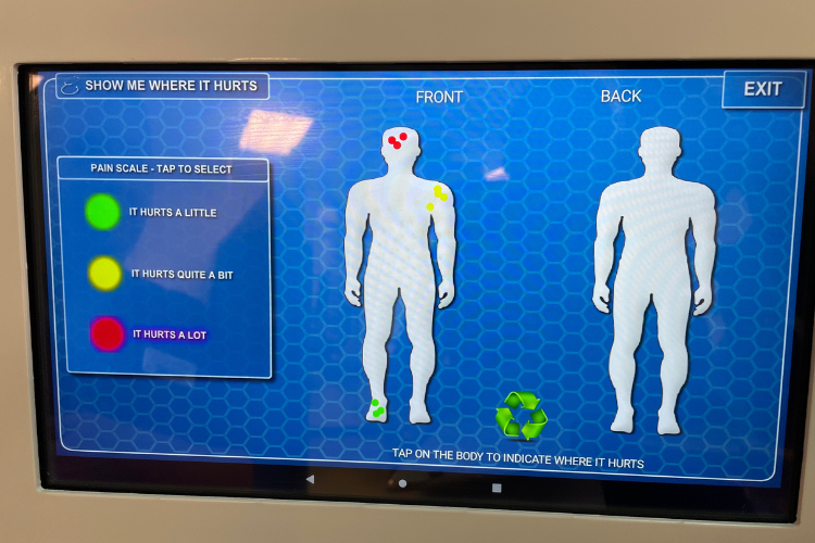 Pain model RITA example