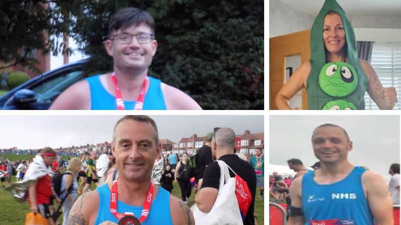 collage of GNR runners