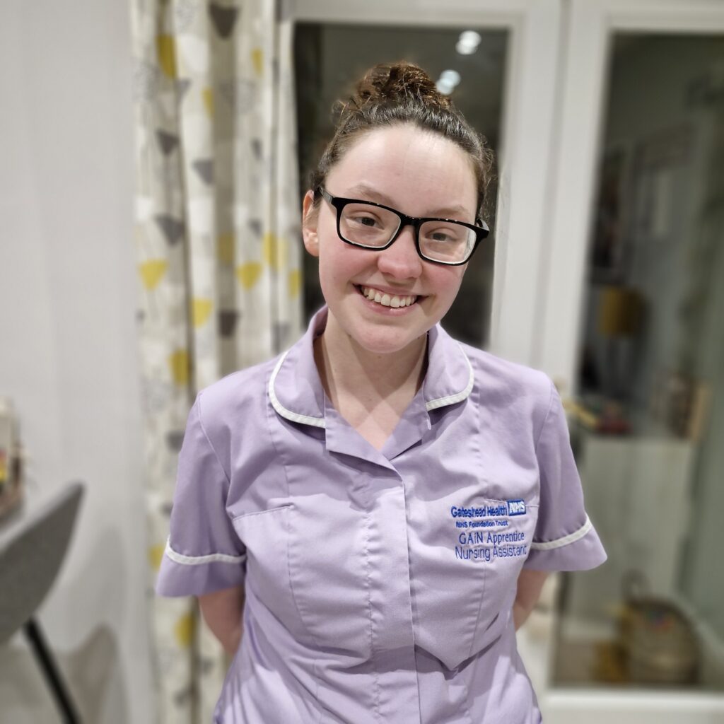 Hannah Davidson, GAiN Apprentice Nursing Assistant