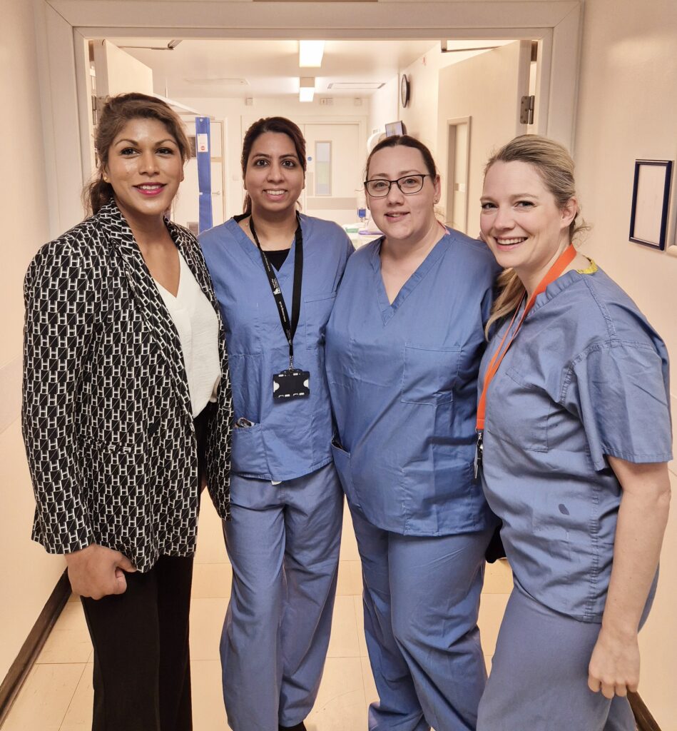 Women in Medicine Network - Nithya Ravtnavelu, Oroog Ali, Dr Jo Knight and Tineke Vergeldt