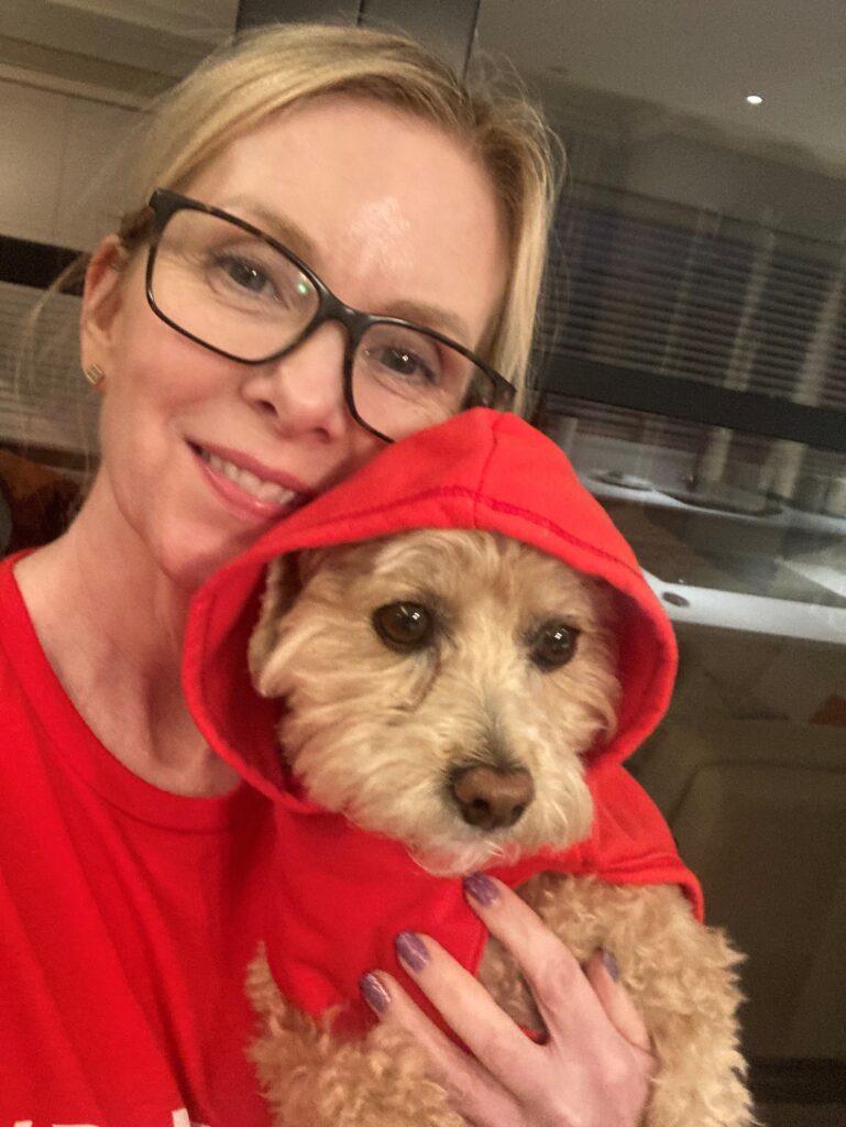 Red for Research - Wendy and Tilly