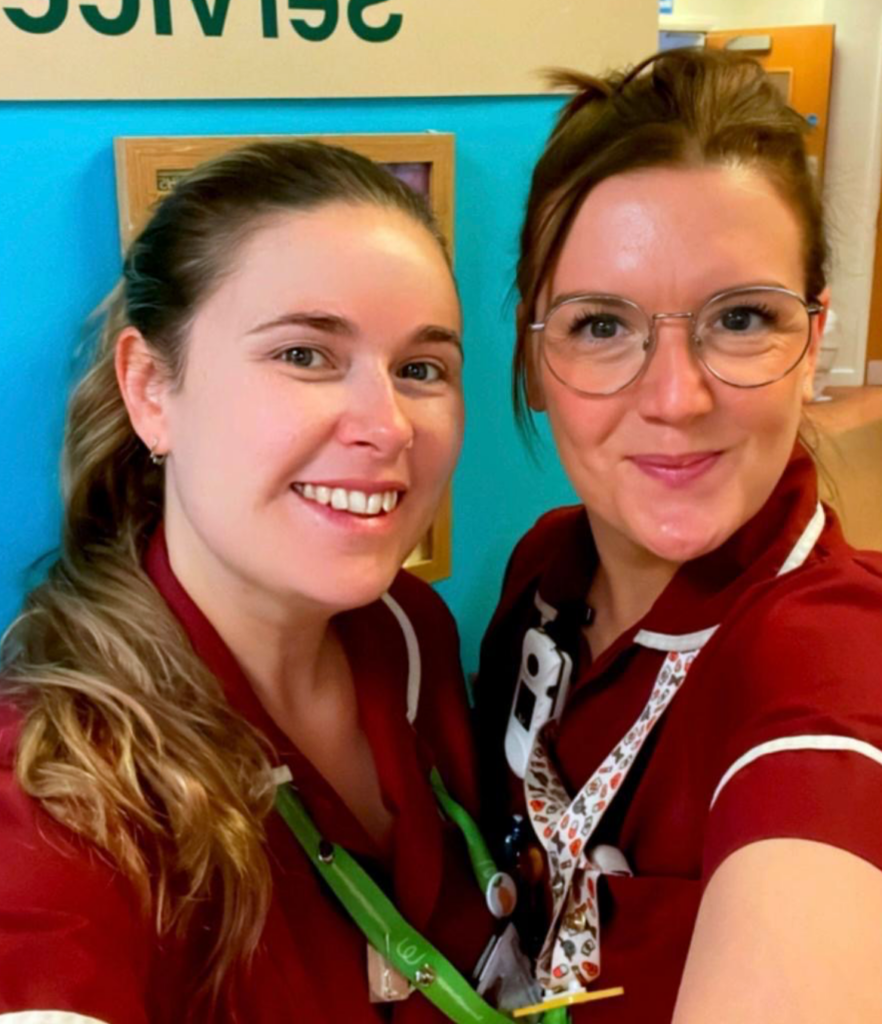 Amy Molloy and Louise Dudey