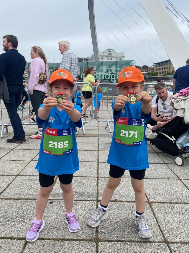 mini great north run runners
