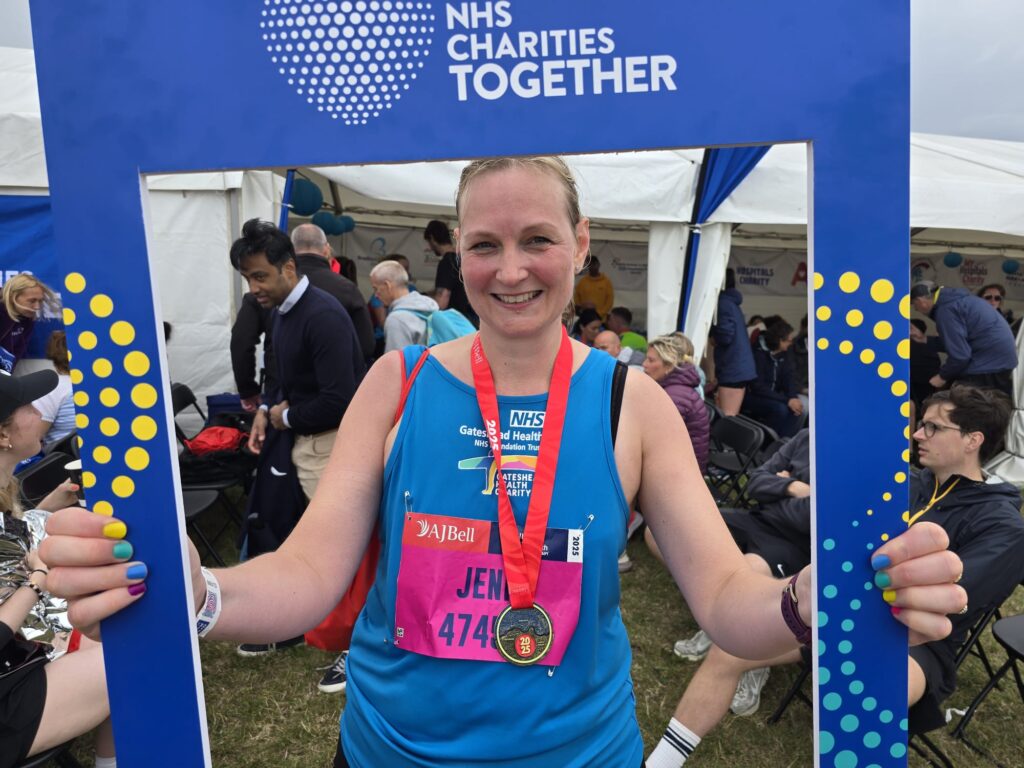 Runner at the great north run