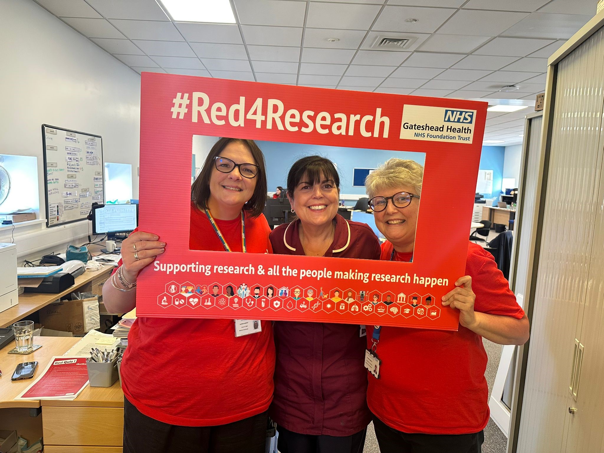 Research Team Selfie Frame