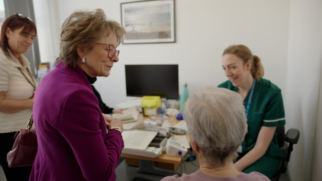 Candid shot of a group of women in conversation