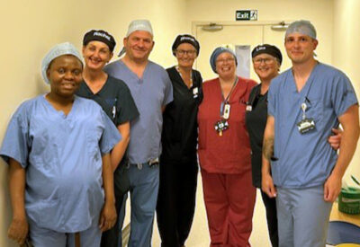 Orthopaedic theatre team