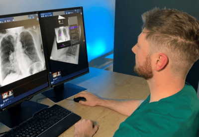 clinician using ai system