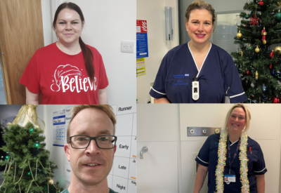staff working on Christmas Day
