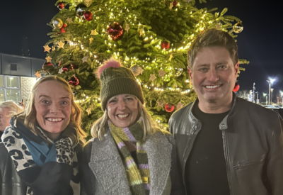 Amanda Verner, Trudie Davies and George Clark at the Light Up A Life event 2024.