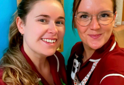Amy Molloy and Louise Dudey