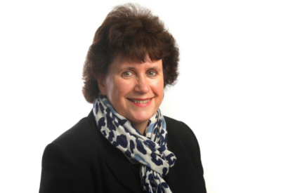 Head and shoulders photo of Yvonne Ormston MBE against a white background.