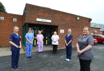 Mix of roles of the maternity team