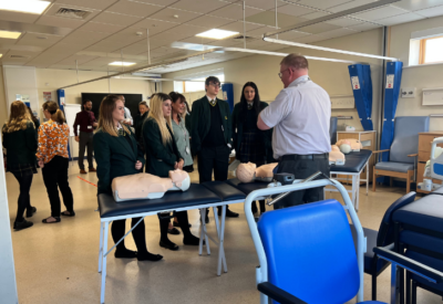 Kingmeadow students at Gateshead Health careers day