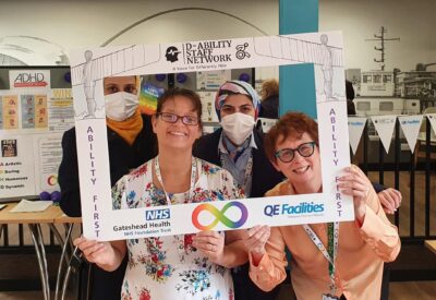 Humaira Saeed, Maria Butt, Michelle Newton and Coleen Knox during ADHD Awareness Month